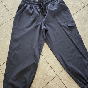 Women's RBX Athleisure Cropped Cargo Pants - Gray Medium